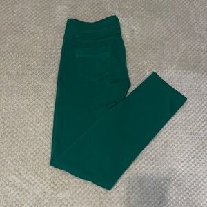 Green Women's Straight Leg Jeans (Small)